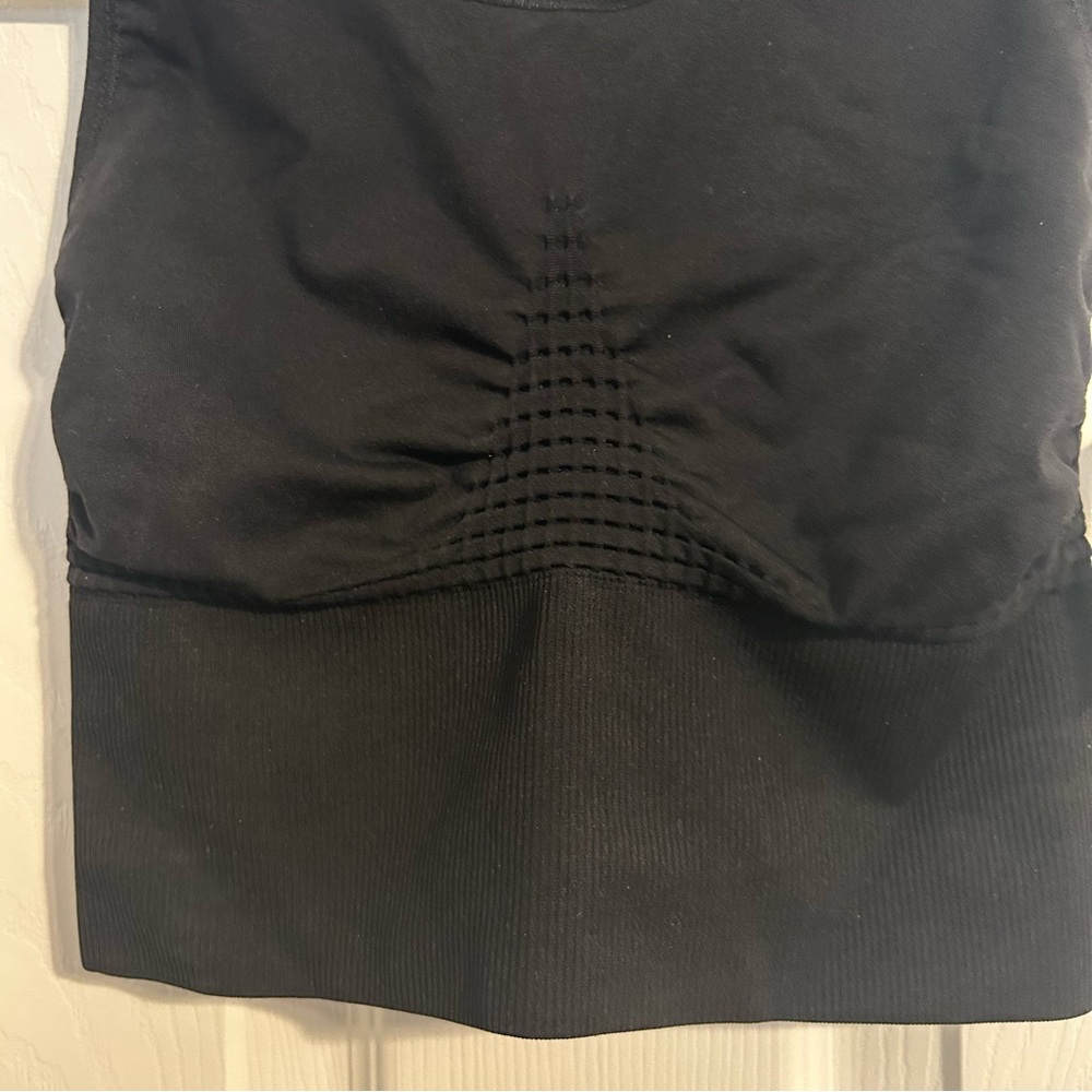 NWT Sweaty Betty Black Women's Stamina Longline Sports Bra Seamless - Picture 3 of 8